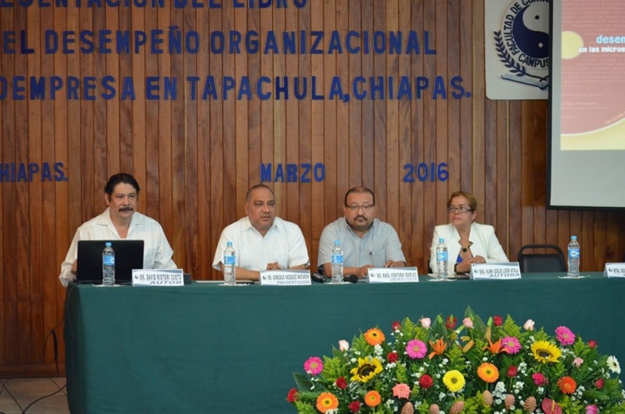 Presentó UNACH libro digital sobre gestión del desempeño organizacional en las Microempresas en Tapachula