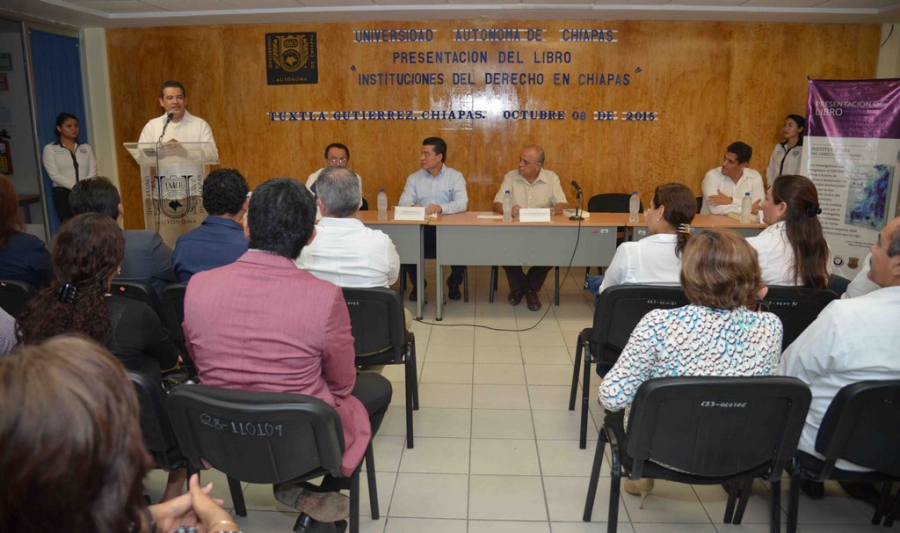 Editan UNACH y Tribunal Superior de Justicia del Estado  libro sobre “Instituciones del Derecho en Chiapas”