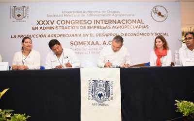 Acuerdan UNACH  y la Coordinadora Mexicana de Organizaciones de Pequeños Productores de Comercio Justo desarrollar proyectos conjuntos