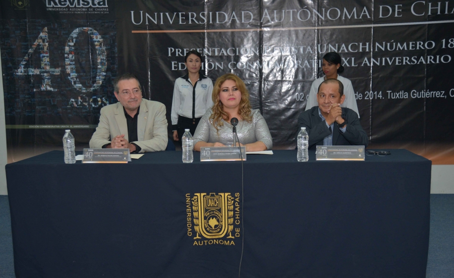 Presentan edición especial de la Revista de la Universidad Autónoma de Chiapas alusiva a los 40 años de su fundación