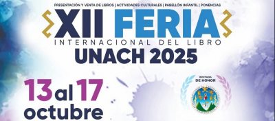 Todo listo para el inicio de la XII Feria Internacional del Libro UNACH 2025