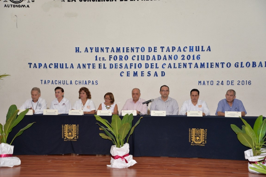 Participa UNACH en el 1er Foro Ciudadano Tapachula ante el Desafío del Calentamiento Global