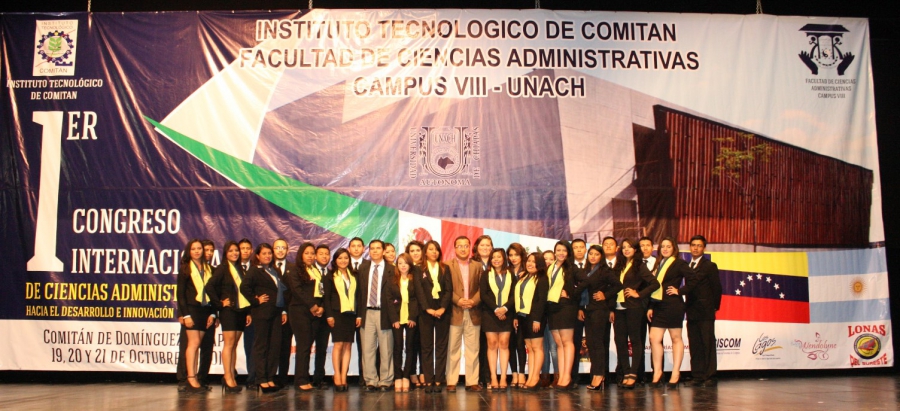 Se realiza con éxito el Primer Congreso Internacional de Ciencias Administrativas, organizado por la UNACH