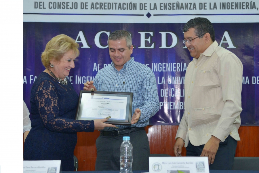 Otorgan acreditación nacional a la Licenciatura en Ingeniería Civil que imparte la UNACH