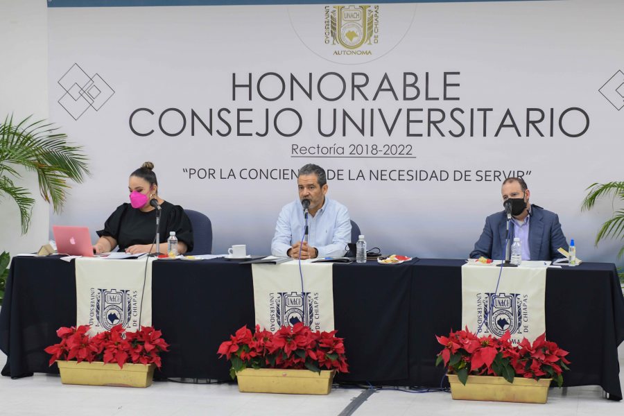 Celebra UNACH segunda sesión extraordinaria del Consejo Universitario