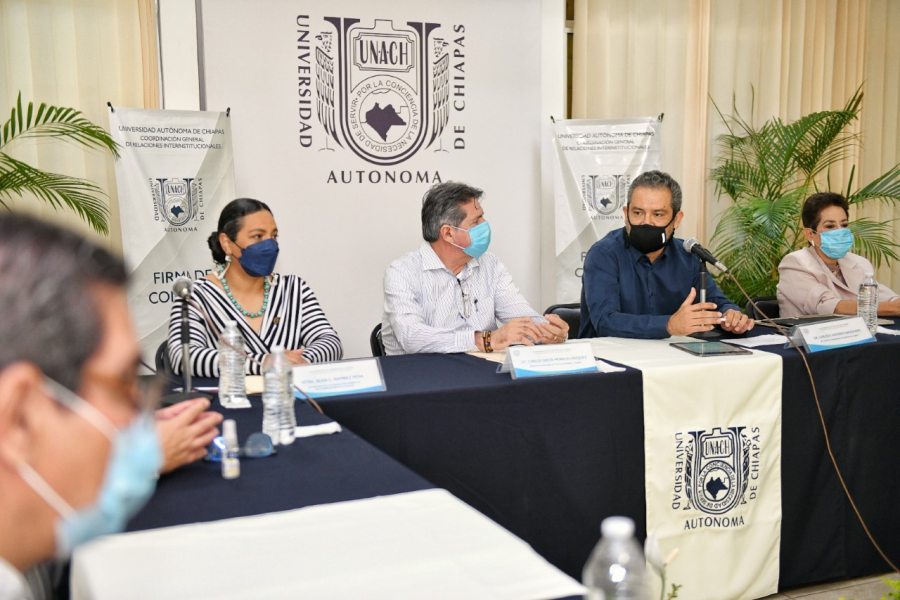 Acuerdan UNACH y Ayuntamiento de Tuxtla Gutiérrez impulsar la investigación, cultura y el deporte.