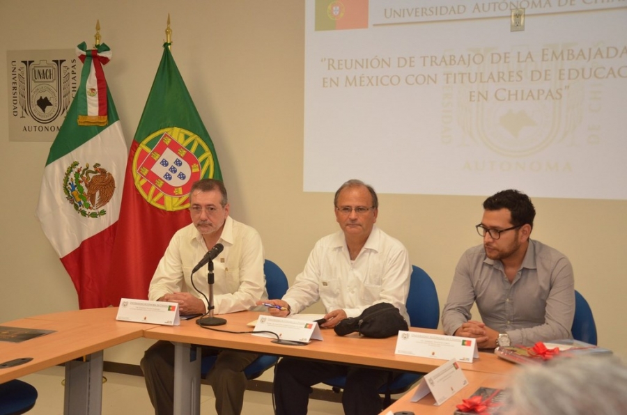  Expresan instituciones de educación superior de Chiapas interés por incrementar relaciones en educación entre México y Portugal