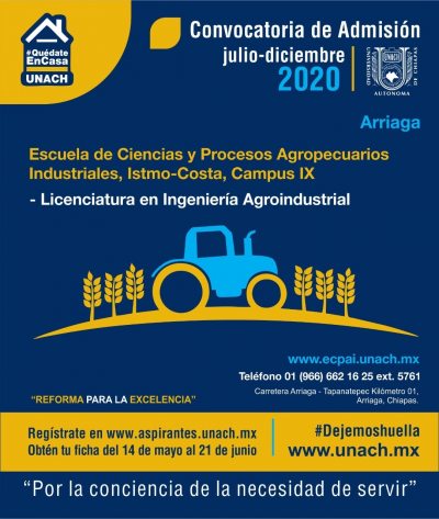 La UNACH Ofrece La Licenciatura En Ingeniería Agroindustrial En La ...