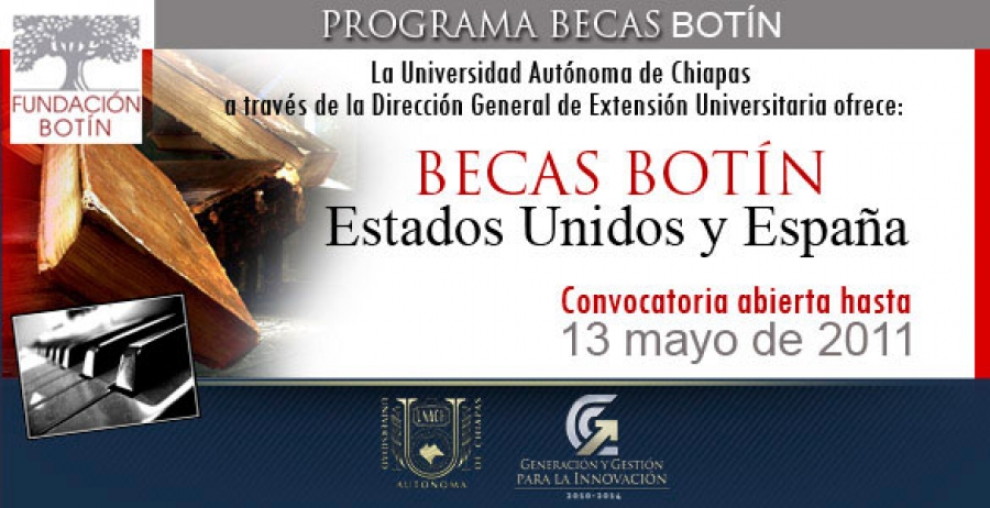 Invita UNACH a estudiantes a participar en el programa de “Becas Botín”  