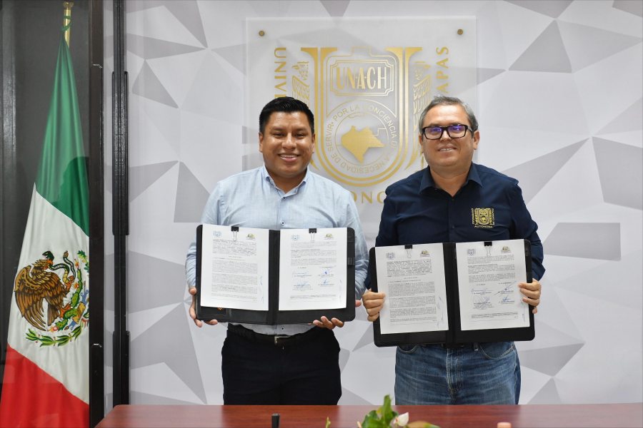 Suscribe UNACH convenio de colaboración con el  Ayuntamiento de Osumacinta