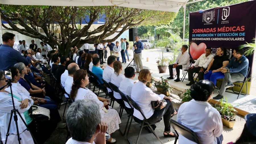 Realizan en la UNACH Jornadas Médicas de Prevención y Detección de Enfermedades Cardiovasculares