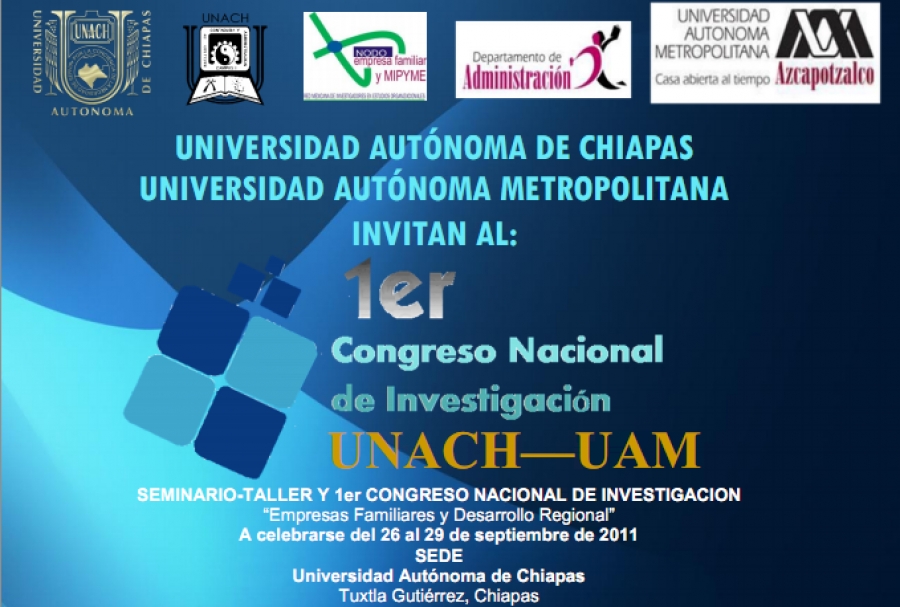 UNACH-UAM Organizan Congreso Nacional de Investigación 