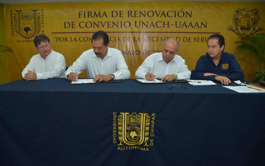 Acuerdan UNACH y la Universidad Autónoma Agraria Antonio Narro trabajar a favor de la ciencia y la academia