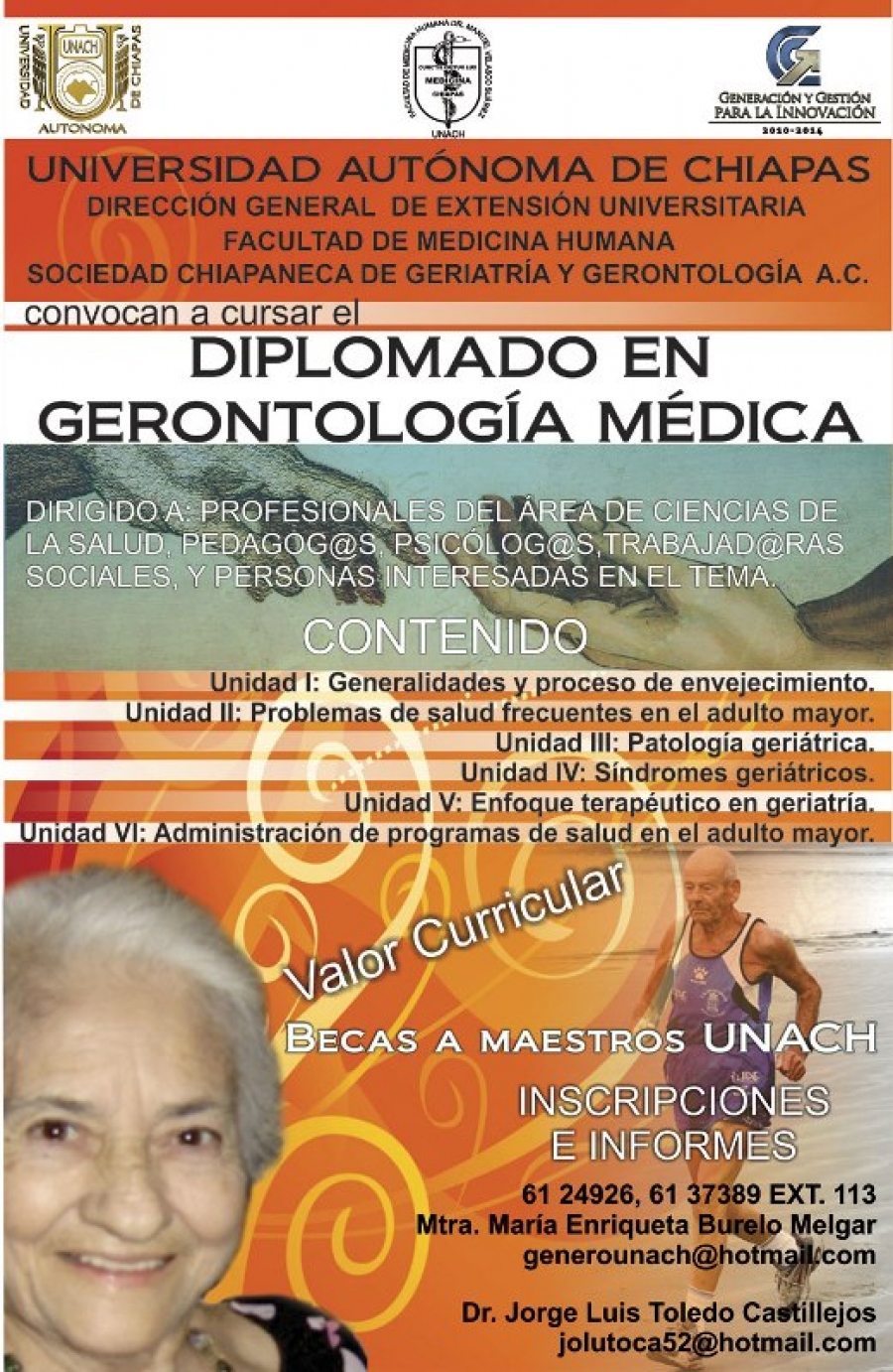Oferta UNACH Diplomado en Gerontología Médica