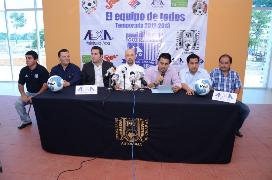 Acuerdan UNACH y Guerreros del Atlético Chiapas trabajar conjuntamente