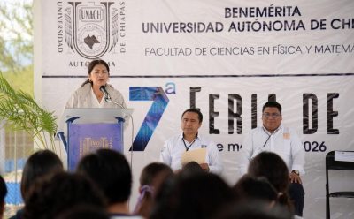 Todo un éxito la 7a. Feria de Ciencias organizada por la UNACH