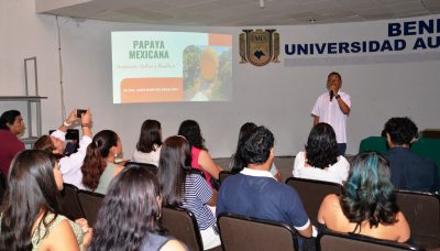 Expertos en frutos tropicales participaron en el Seminario de Investigación del Instituto de Biociencias de la UNACH