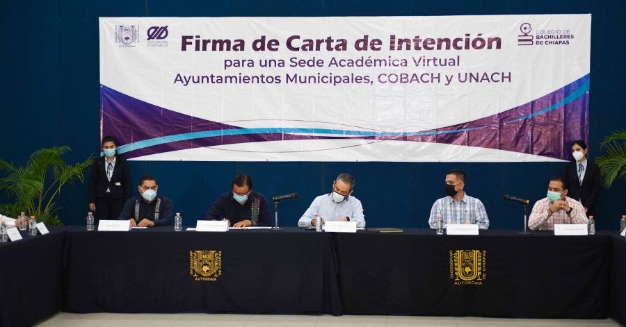 Asumen UNACH, COBACH y Ayuntamientos compromiso para abrir nuevas sedes de Universidad Virtual