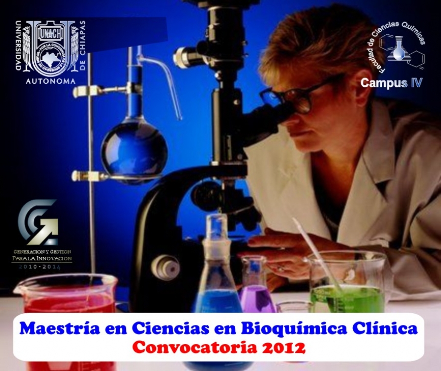 Convoca UNACH a profesionales de la salud estudiar la Maestría en Ciencias en Bioquímica Clínica