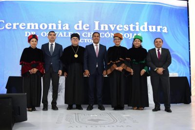 Se realiza en la UNACH la ceremonia de investidura del rector   Oswaldo Chacón Rojas