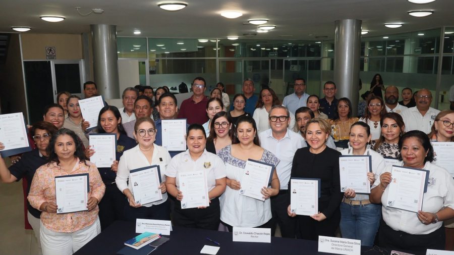 Reafirma UNACH su compromiso con el fortalecimiento de la certificaci&oacute;n de competencias laborales