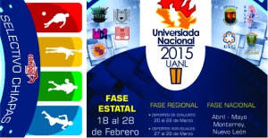 Competirán más de 800 deportistas en la Fase Estatal de la Universiada 2015