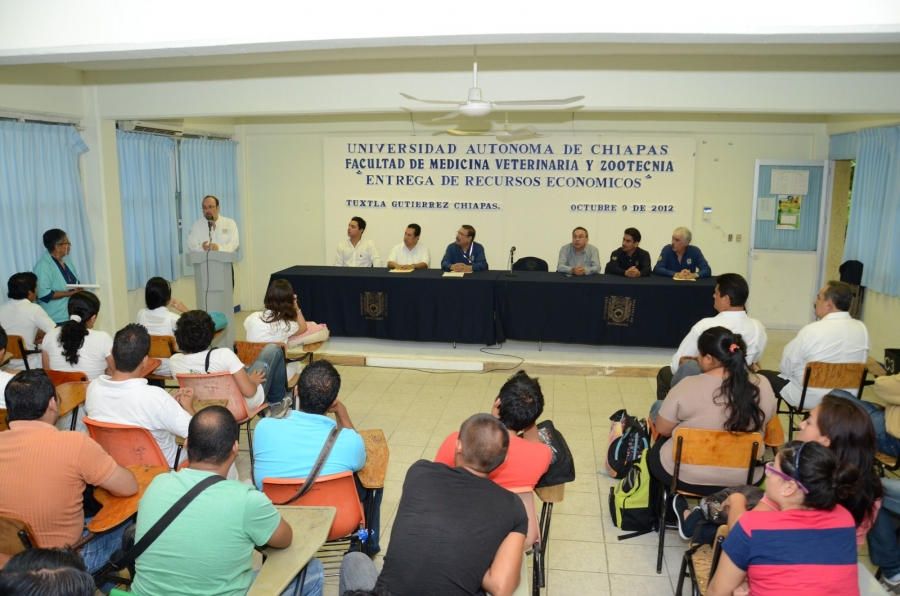Entrega Gobierno de Chiapas recursos por más de 2 MDP a Facultad de Veterinaria de la UNACH 