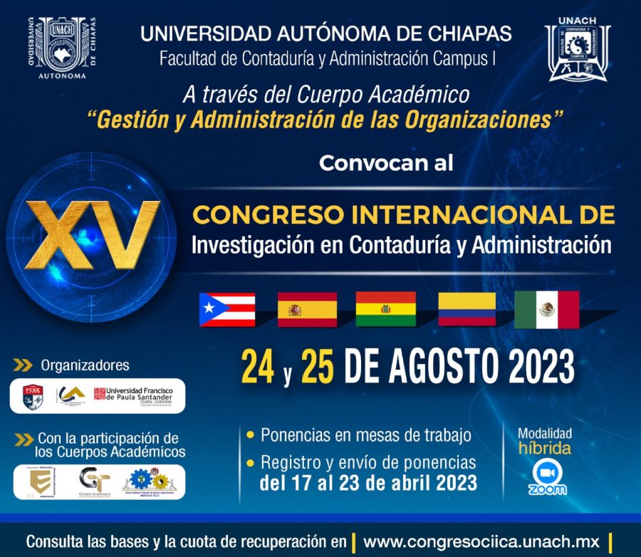 Organiza UNACH Congreso Internacional de Contaduría y Administración