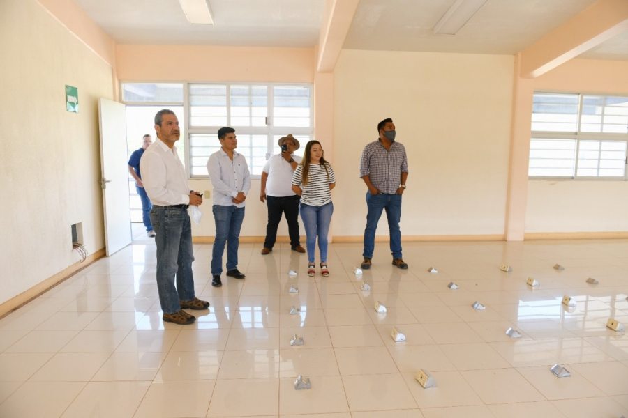 Supervisan el espacio que será sede de la Universidad Virtual de la UNACH en Emiliano Zapata
