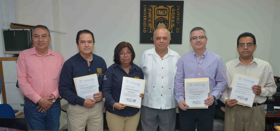 Designa Rector de la UNACH, Carlos Eugenio Ruiz Hernández a Radamed Vidal Alegría como Secretario Académico