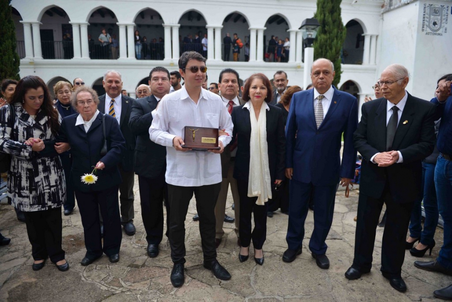 Rinde UNACH homenaje póstumo al ex rector Jorge Mario Lescieur Talavera